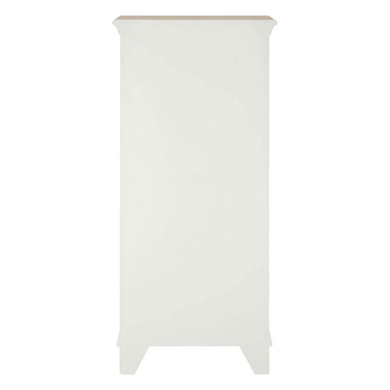 Hendra Tall Chest - 7 Drawer - White Wood