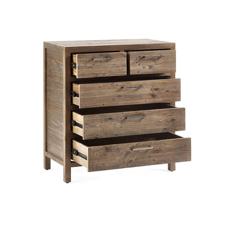 Heritage Chest of Drawers - 3+2 Drawer - Reclaimed Pine