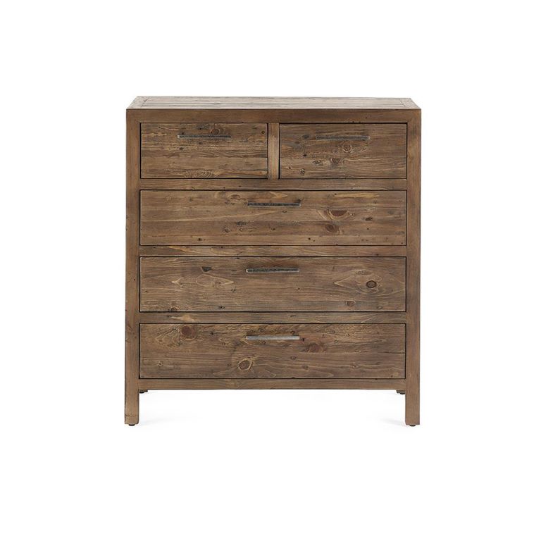 Heritage Chest of Drawers - 3+2 Drawer - Reclaimed Pine