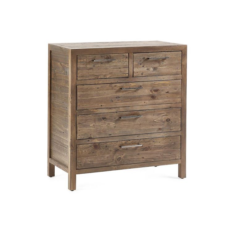 Heritage Chest of Drawers - 3+2 Drawer - Reclaimed Pine