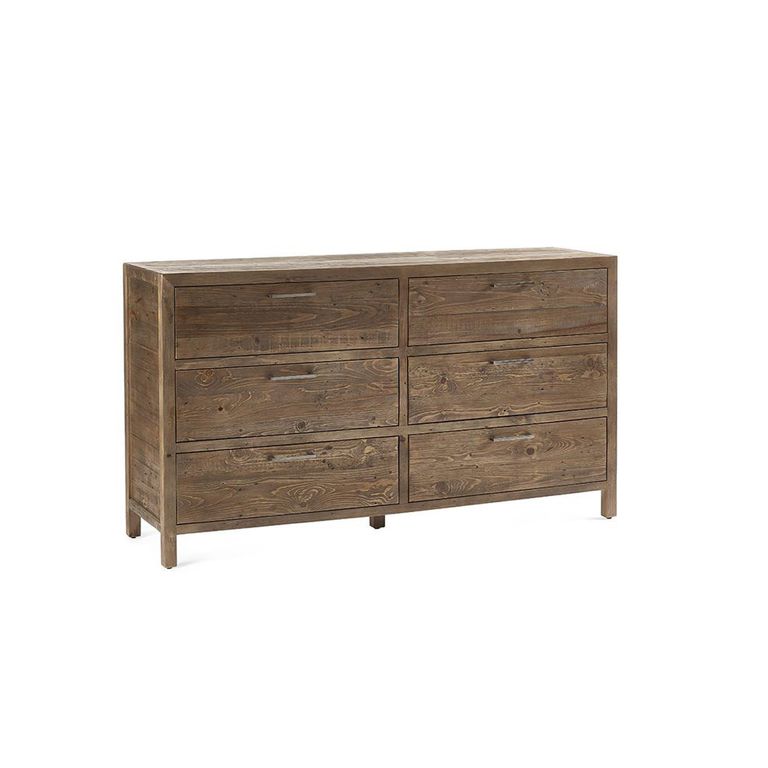 Heritage Chest of Drawers - 6 Drawer - Wide - Reclaimed Pine