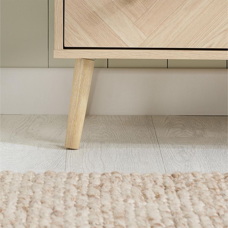 Herringford Wide Chest - 6 Drawer - Oak