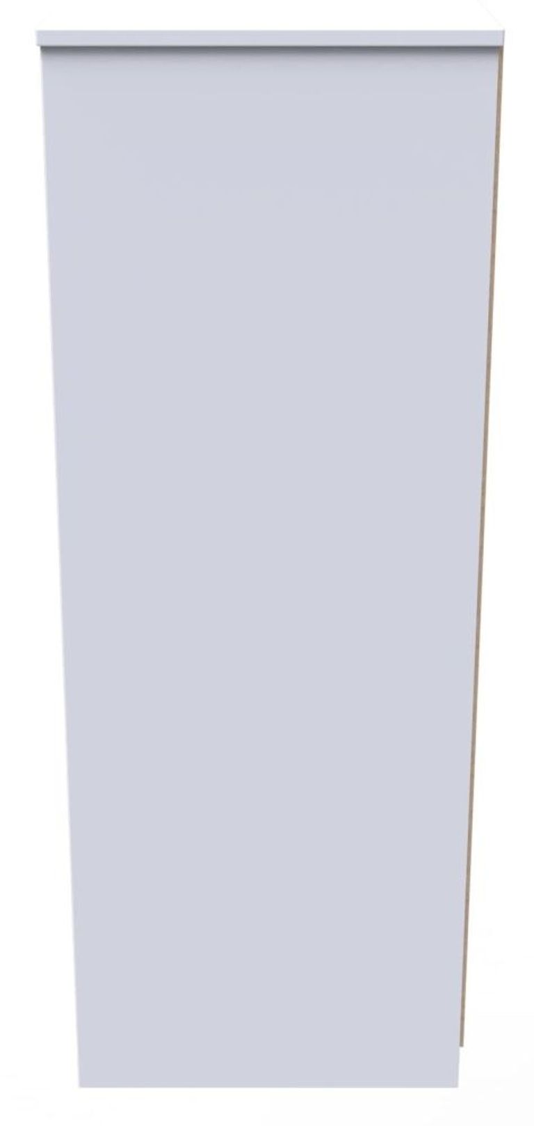 Las Vegas White and Green 4 Drawer Deep Chest