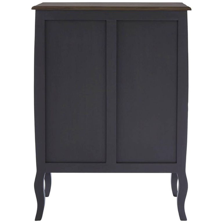 Loire Chest - 4 Drawer - Dark Grey