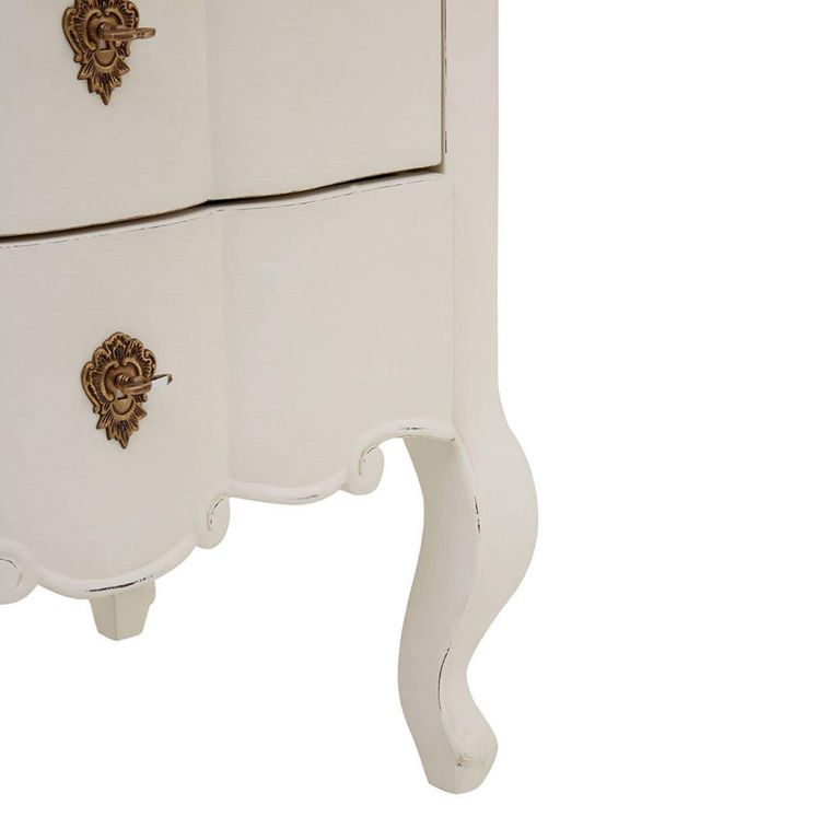 Loire Chest - 5 Drawer - Wide - White