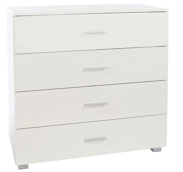 Lido White 4 Drawer Chest