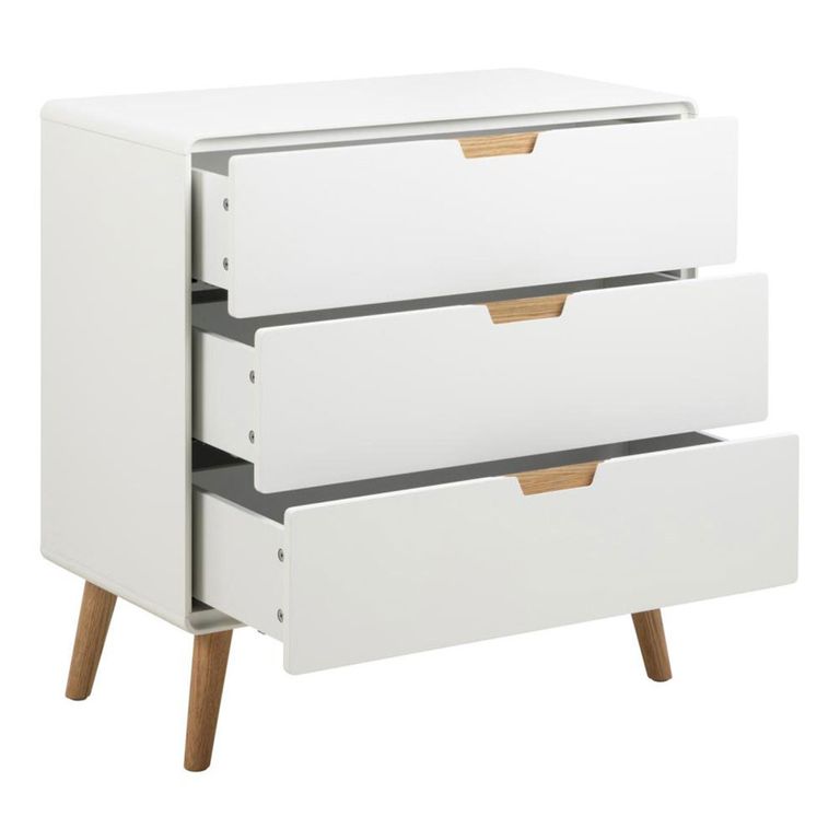 Lowell Chest - 3 Drawer - White