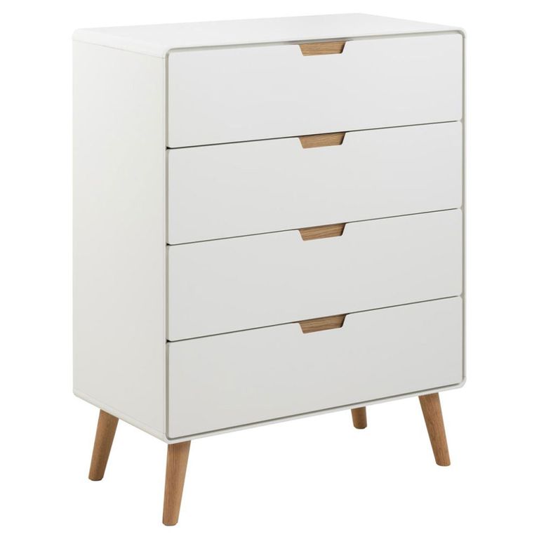 Lowell Chest - 4 Drawer - White