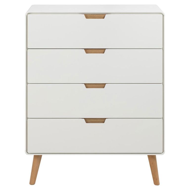 Lowell Chest - 4 Drawer - White