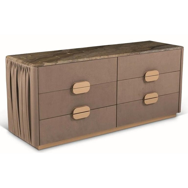 Marylin Chest - 6 Drawer - Wide - Marble - Variation Available