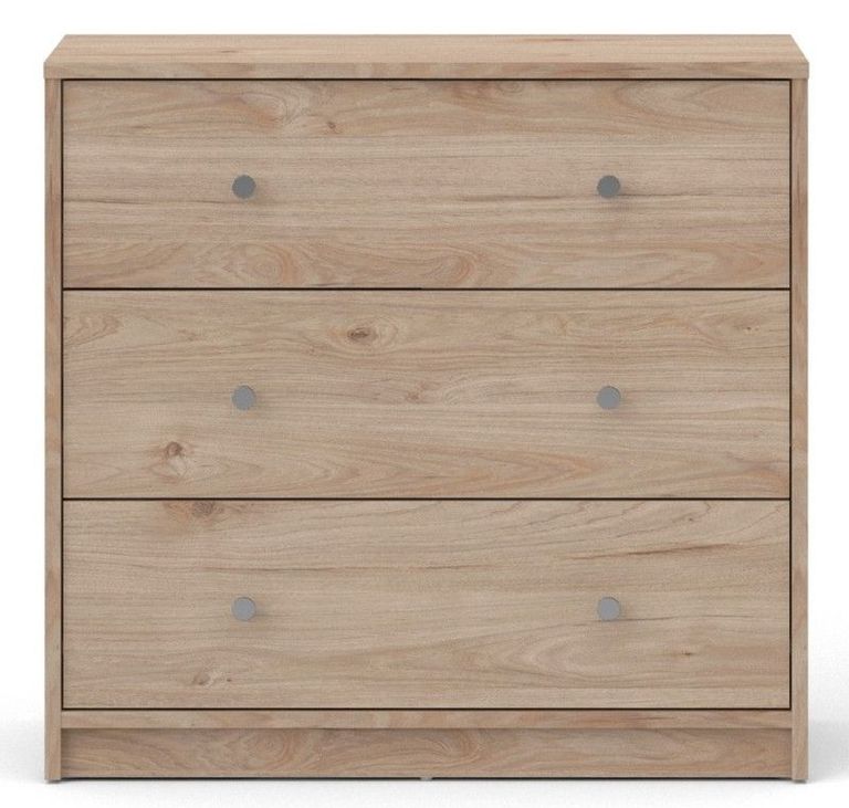 May Oak Effect 3 Drawer Small Chest