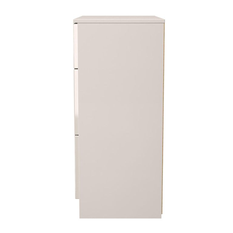 Milan Cashmere Gloss 3 Drawer Deep Chest