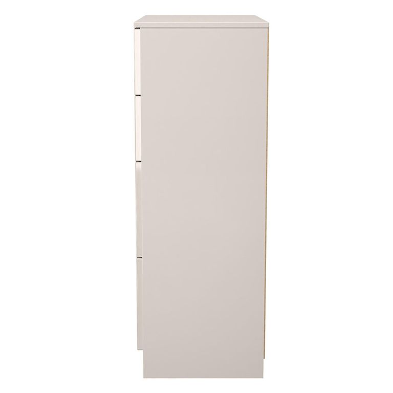 Milan Cashmere Gloss 4 Drawer Deep Chest