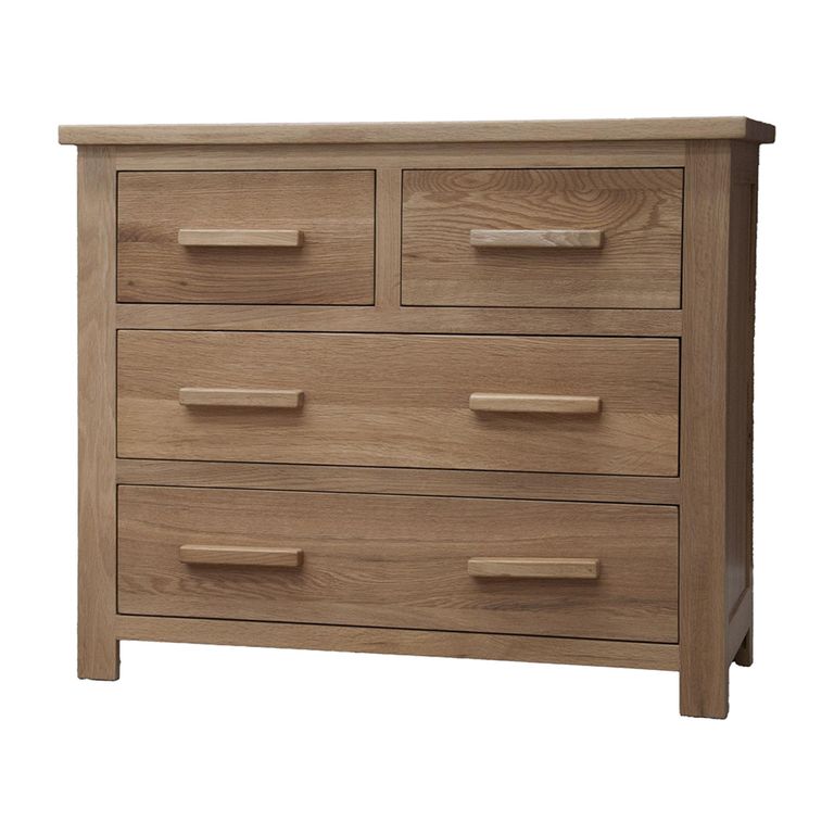 Opus Chest of Drawers - 2+2 Drawer - Oak