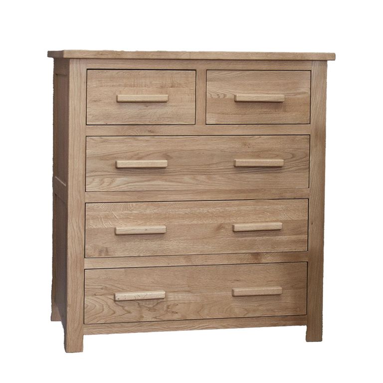 Opus Chest of Drawers - 3+2 Drawer - Oak