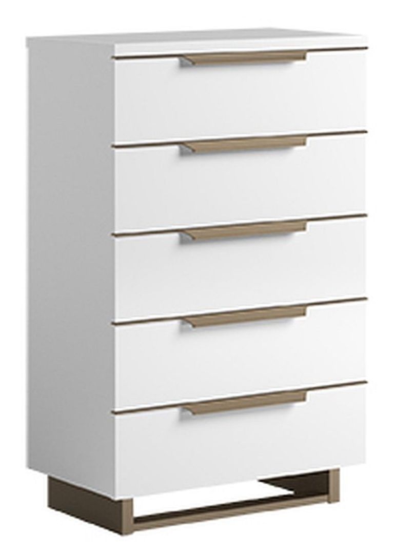 Smart Chest - 5 Drawer - Midi - White