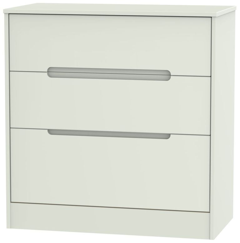 Monaco Cashmere Matt 3 Drawer Deep Chest