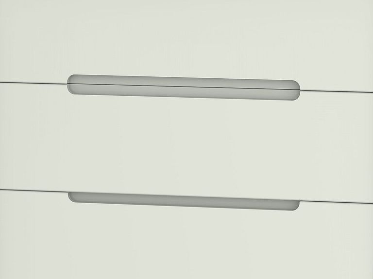 Monaco Cashmere Matt 3 Drawer Deep Midi Chest