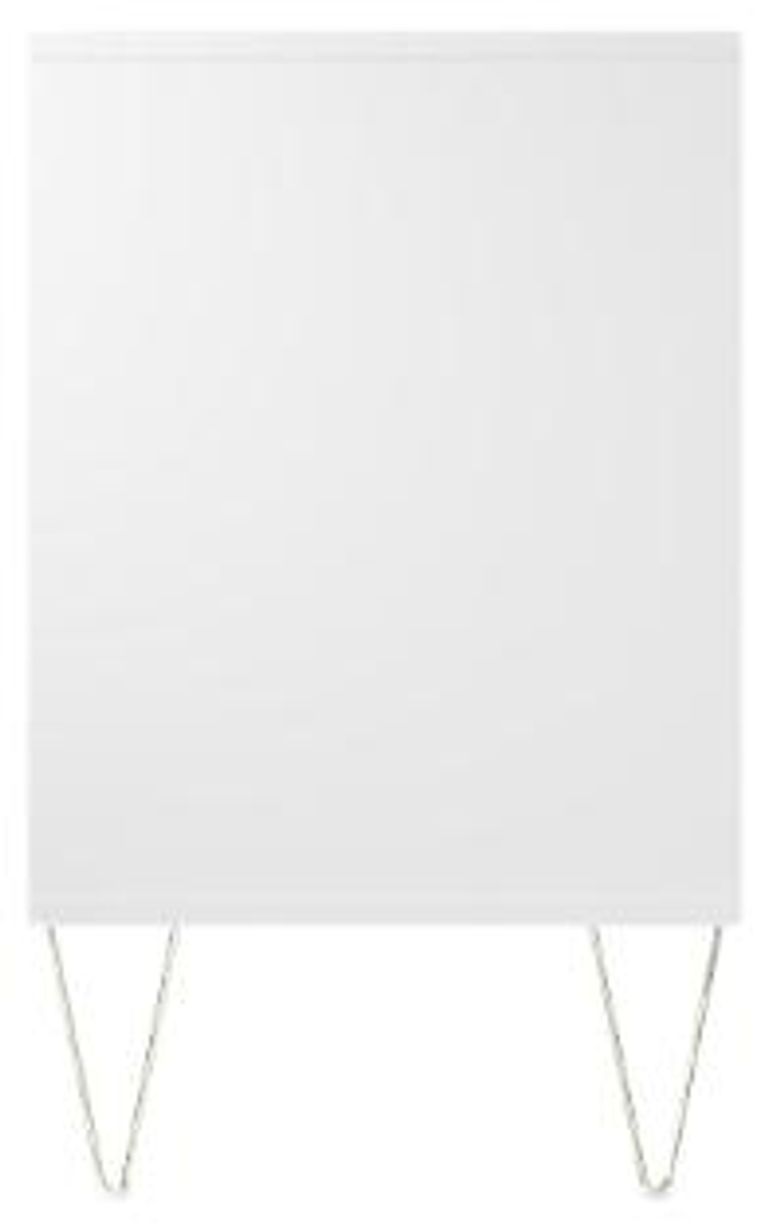 Montour White 2 Door 3 Drawer Cabinet