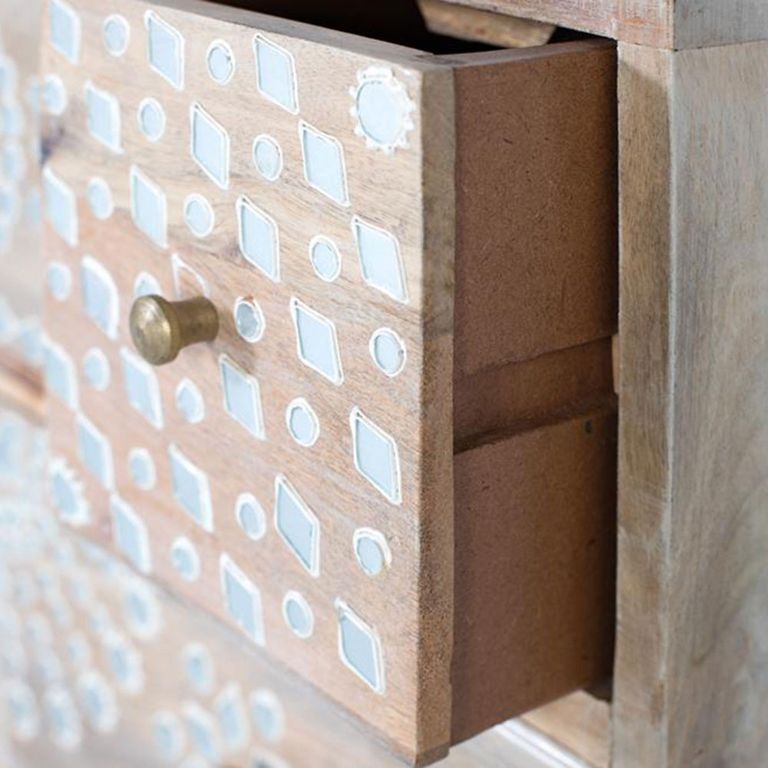 Monza Chest - Mango Wood - Painted - Multi Drawer