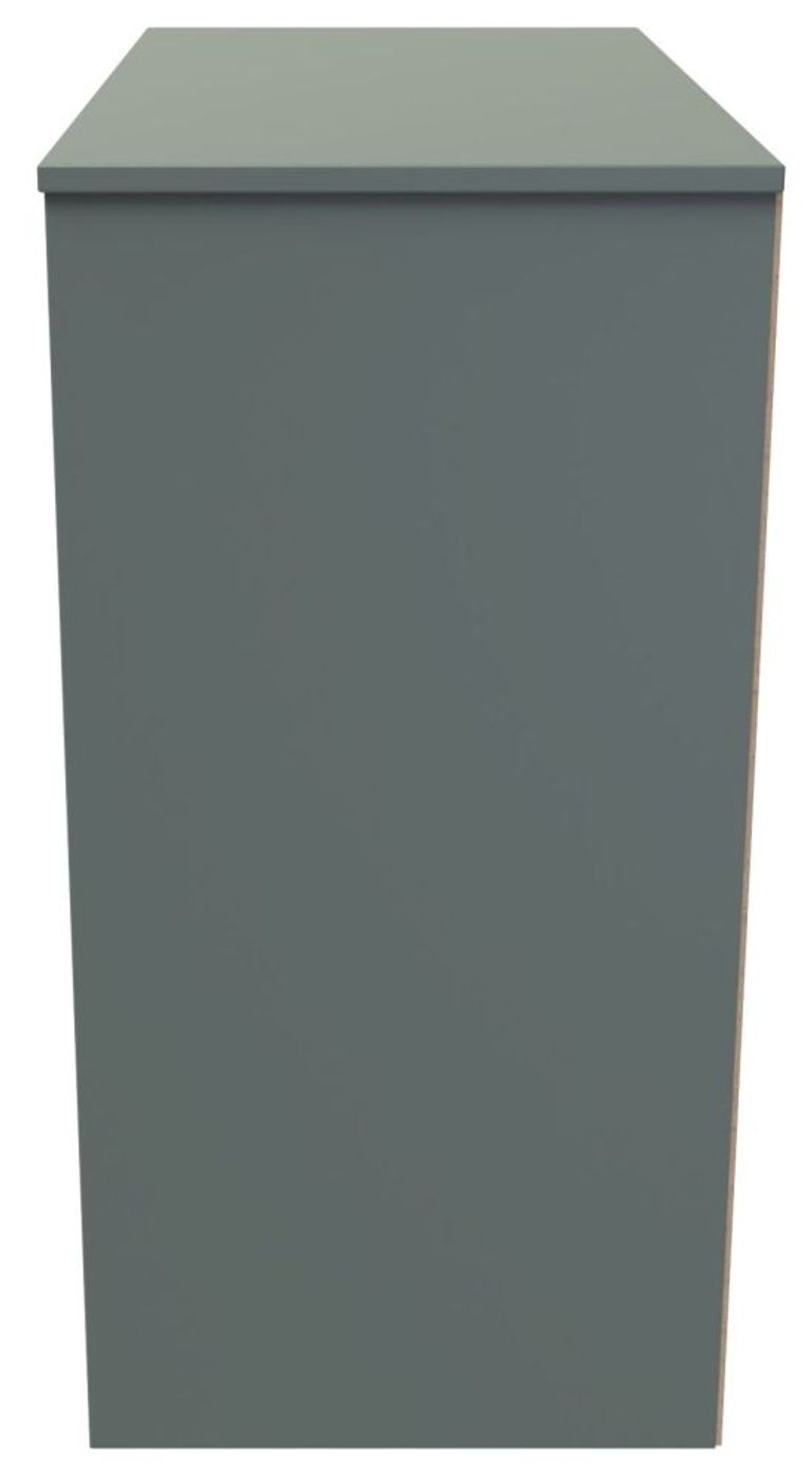 Nashville Green 3 Drawer Deep Chest