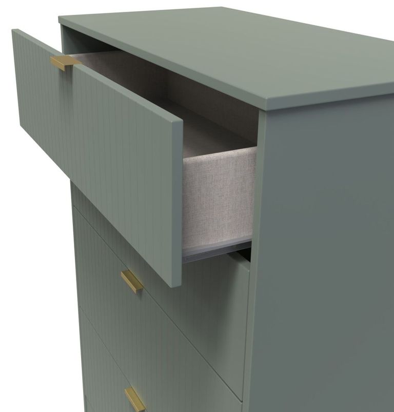 Nashville Green 4 Drawer Deep Chest