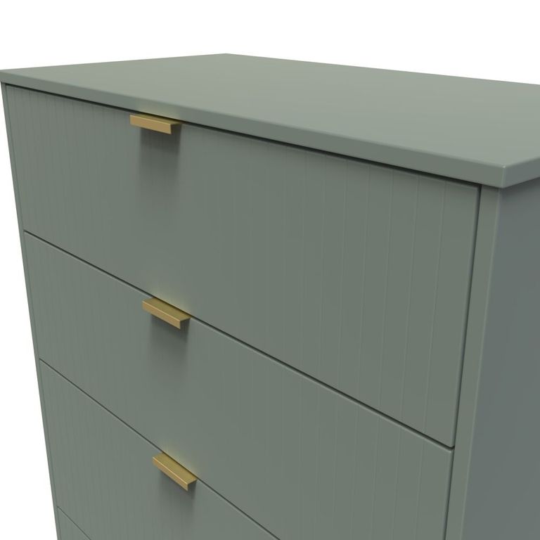 Nashville Green 4 Drawer Deep Chest