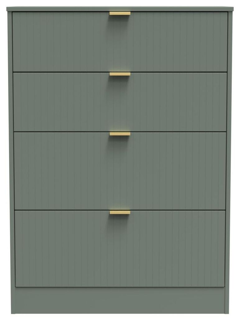 Nashville Green 4 Drawer Deep Chest