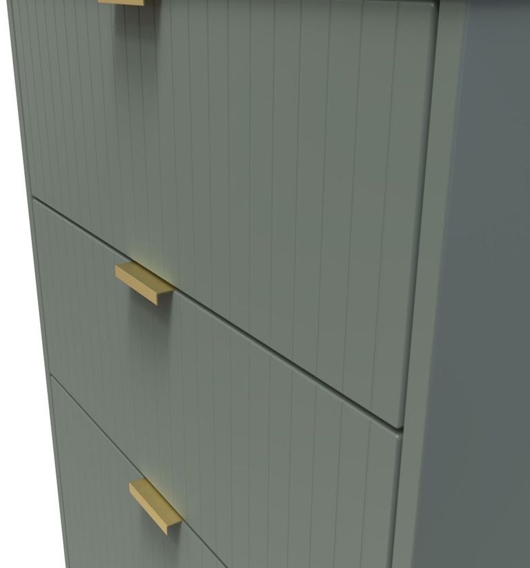 Nashville Green 4 Drawer Deep Midi Chest