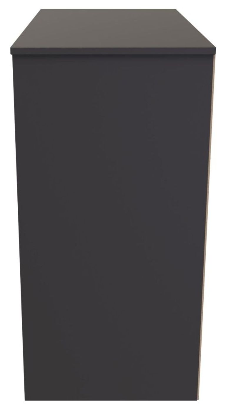 New York Graphite 3 Drawer Deep Chest