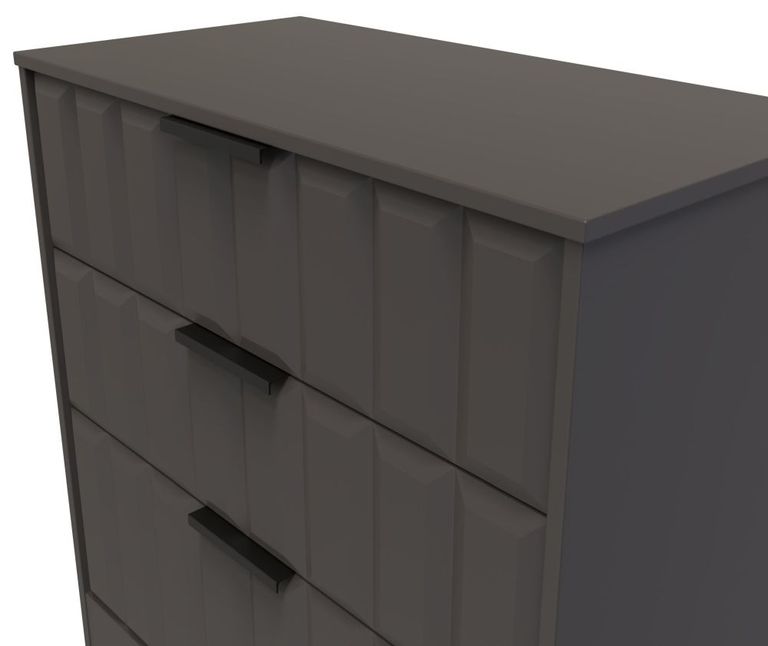 New York Graphite 3 Drawer Deep Chest