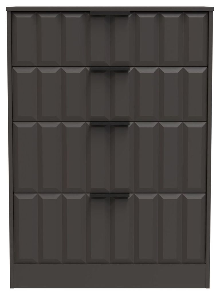 New York Graphite 4 Drawer Deep Chest