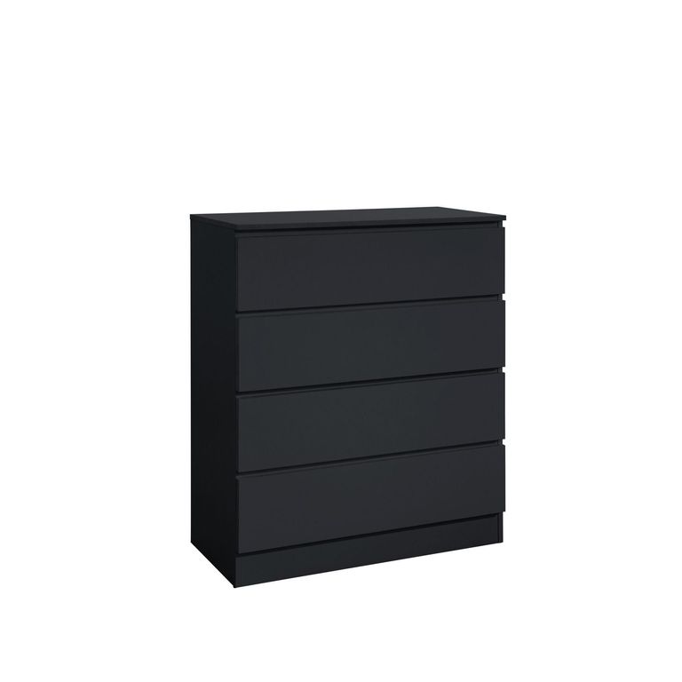 Oslo Chest - 4 Drawer - Black