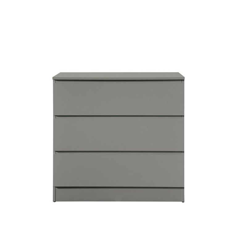 Oslo Small Chest - 3 Drawer - Grey