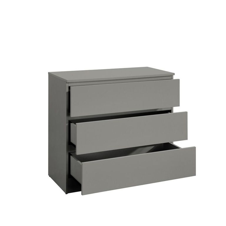 Oslo Small Chest - 3 Drawer - Grey