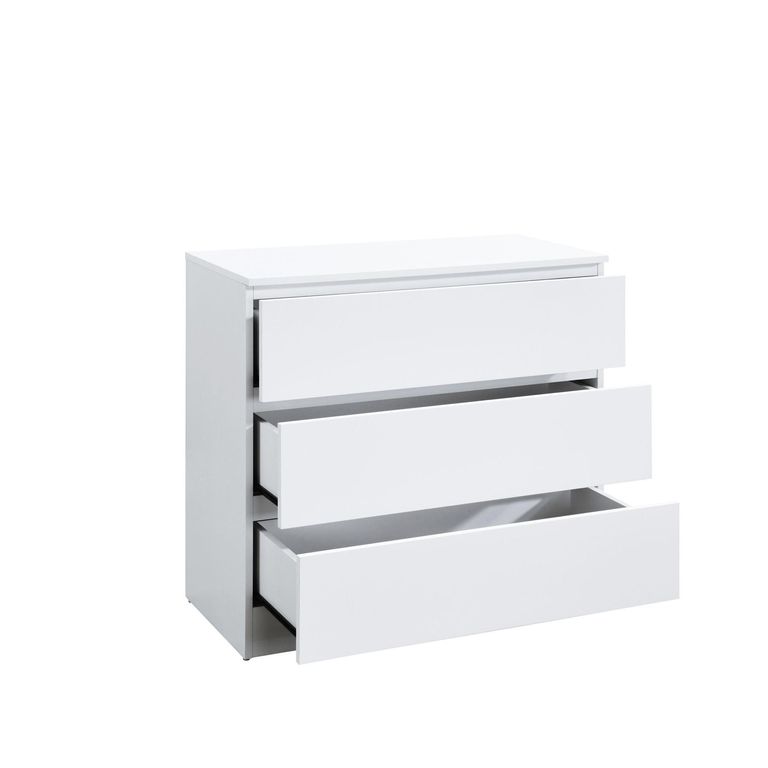 Oslo Small Chest - 3 Drawer - White