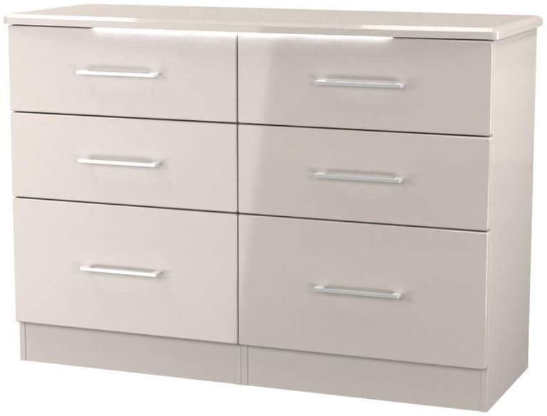Paris Cashmere 6 Drawer Midi Chest