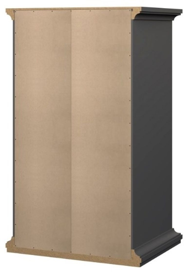 Paris Grey 5 Drawer Narrow Chest