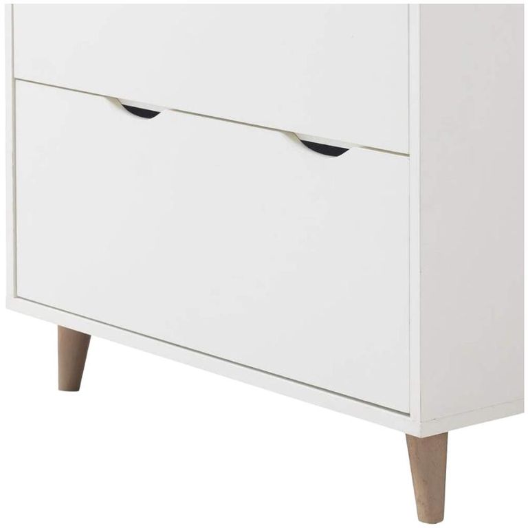 Perce White 4 Drawer Chest