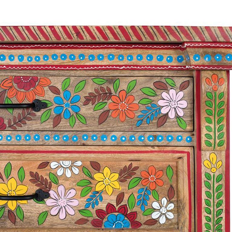 Pistoia Chest - Mango Wood - Painted - 3 Drawer