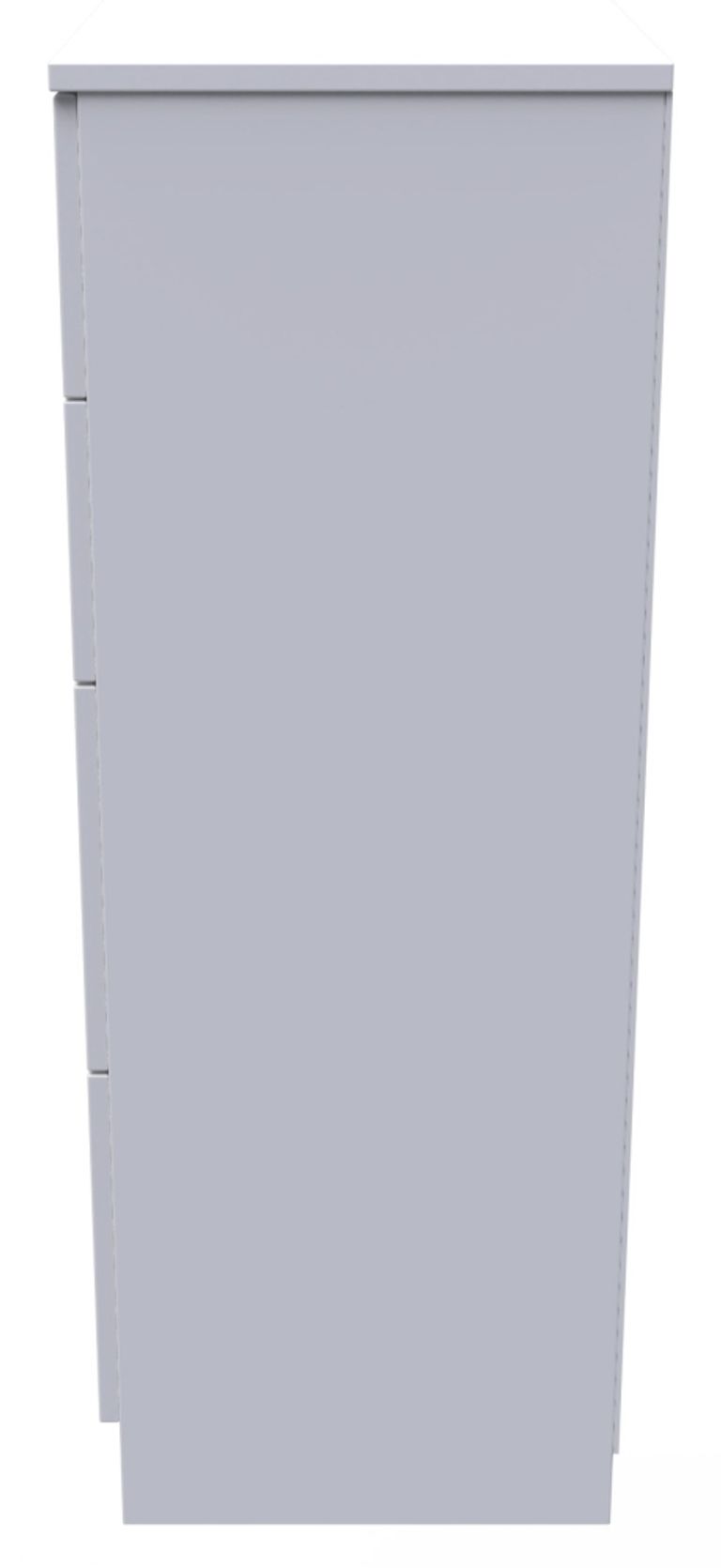 Plymouth White Gloss 4 Drawer Deep Chest