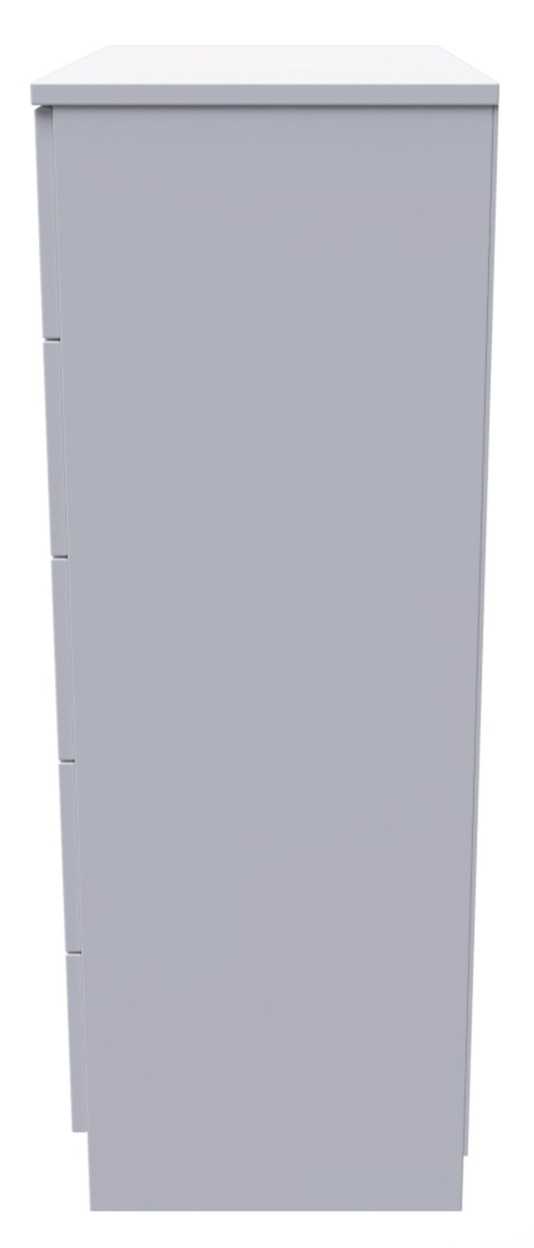 Plymouth White Gloss 5 Drawer Chest