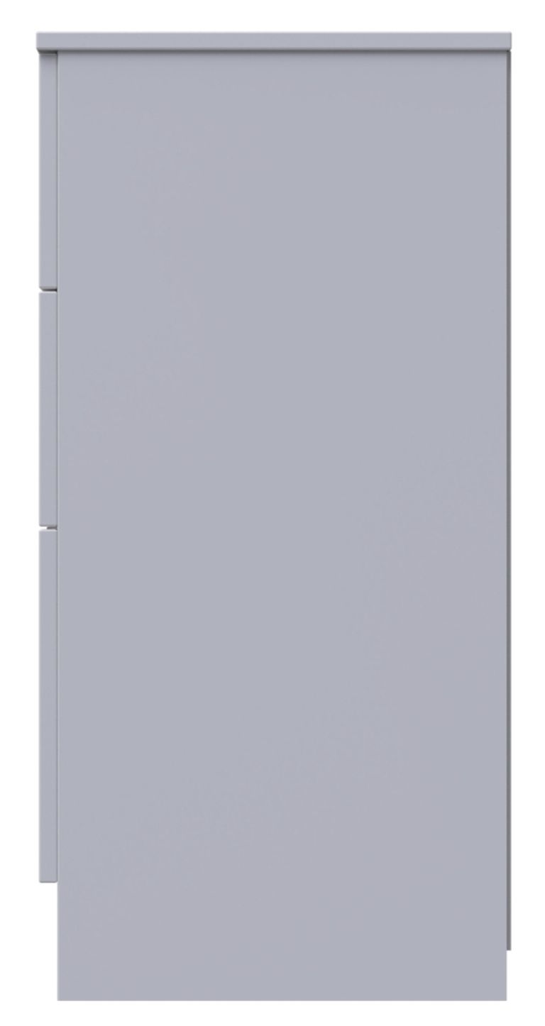 Plymouth White Gloss 6 Drawer Midi Chest