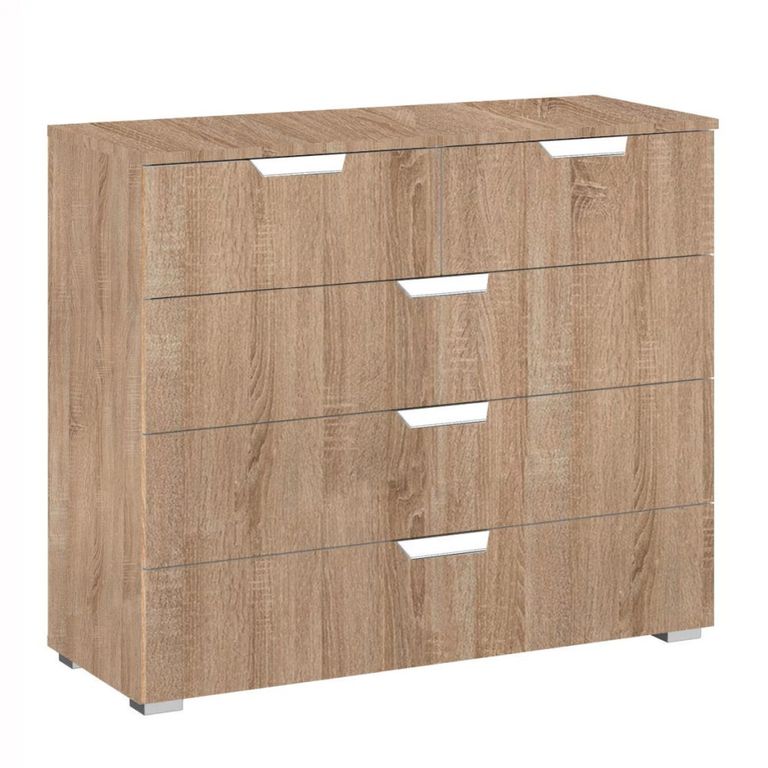 Rauch Aditio 3+2 Drawer Chest - Sonoma Oak