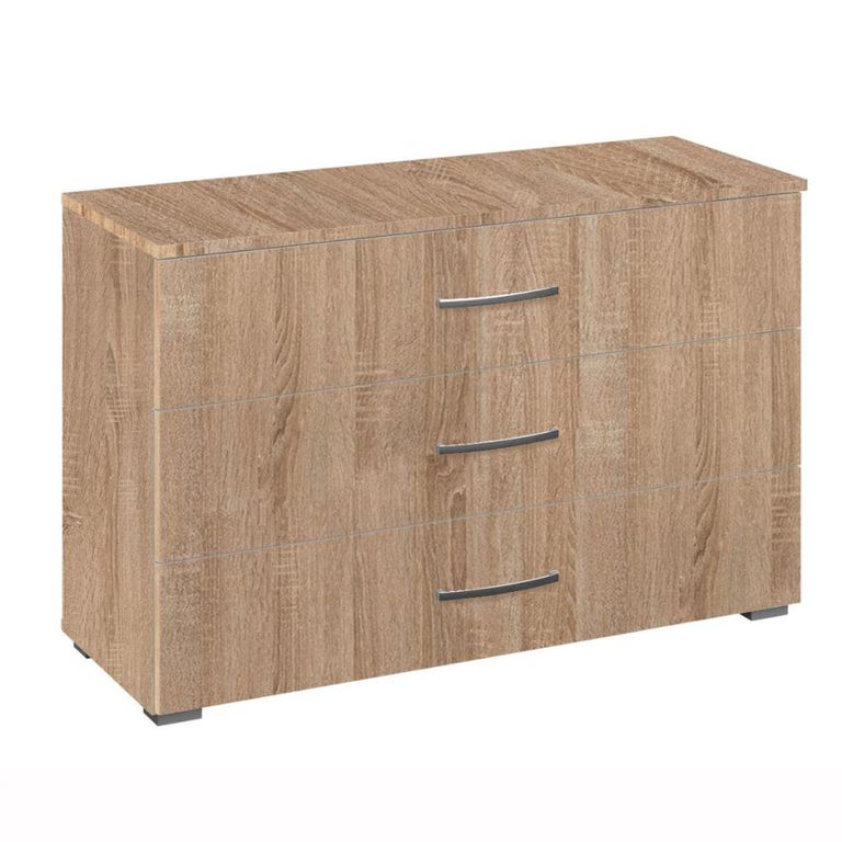 Rauch Aditio 3 Drawer Wide Chest - Sonoma Oak