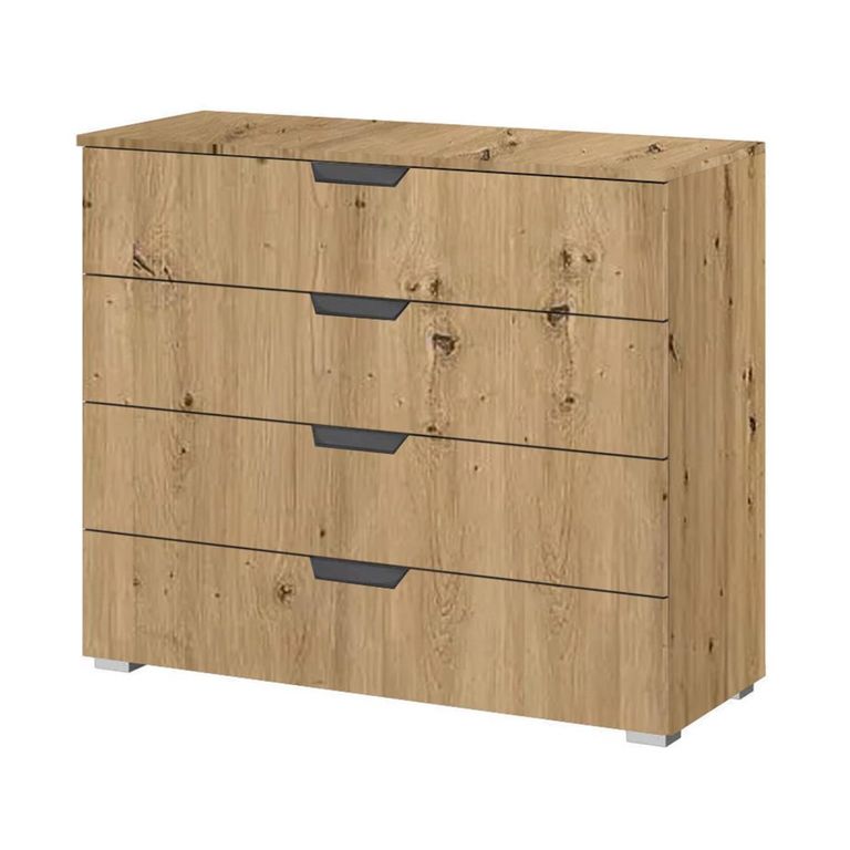 Aditio Wide Chest - 4 Drawer - Artisan Oak