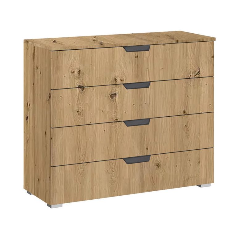 Aditio Wide Chest - 4 Drawer - Artisan Oak