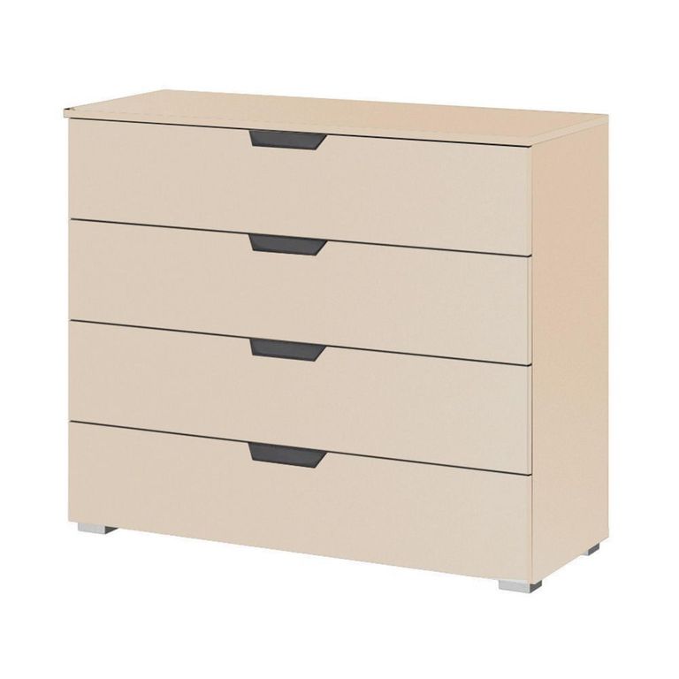 Aditio Wide Chest - 4 Drawer - Champagne