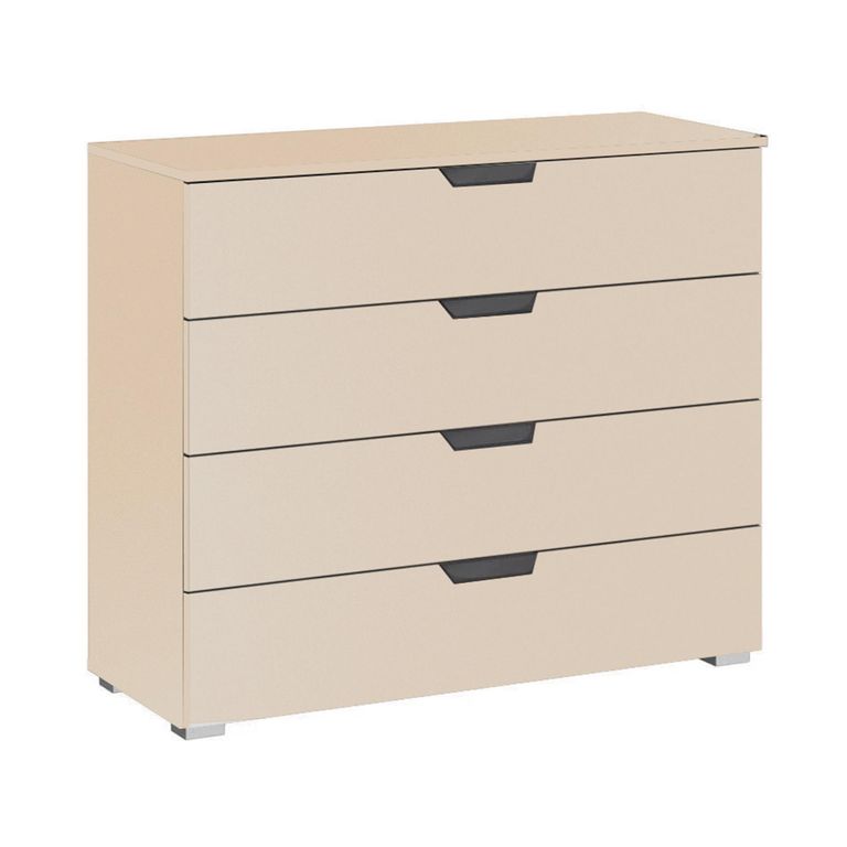 Aditio Wide Chest - 4 Drawer - Champagne