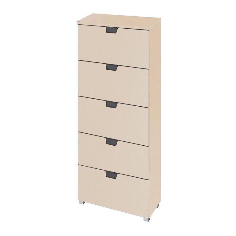 Aditio Tall Chest - 5 Drawer - Champagne